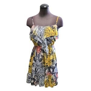 EC FLORAL MULTI COLORED DRESS SZ. S